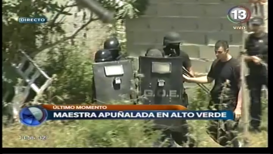 MAESTRA ASESINADA EN ALTO VERDE