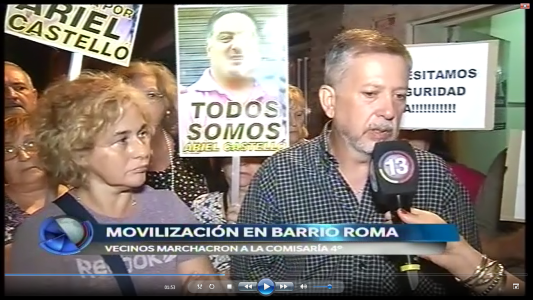 MOVILIZACIÓN EN BARRIO ROMA