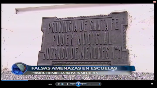 FALSAS AMENAZAS A ESCUELAS