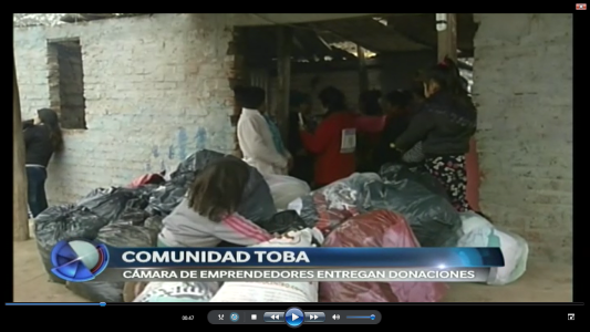 AYUDA PARA LA COMUNIDAD TOBA