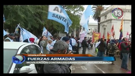 MARCHA CONTRA LA REFORMA MILITAR