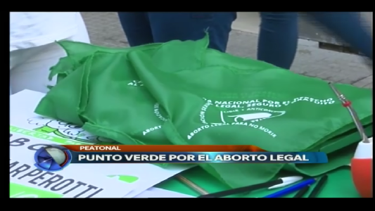 PUNTO VERDE POR EL ABORTO LEGAL