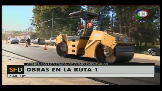 OBRAS COMPLEMENTARIAS EN LA RUTA 1