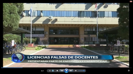 DOCENTES CON LICENCIAS TRUCHAS