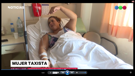 Mujer taxista asaltada y golpeada