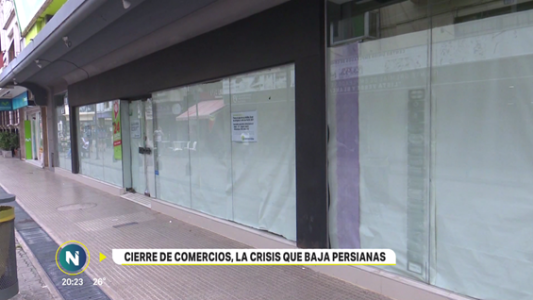 Cierre de comercios, la crisis que baja persinas