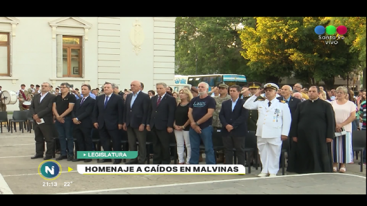 HOMENAJE A LOS CAÍDOS EN LAS ISLAS MALVINAS