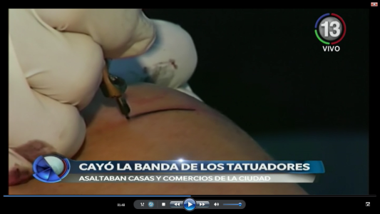 CAYÓ LA BANDA DE LOS TATUADORES
