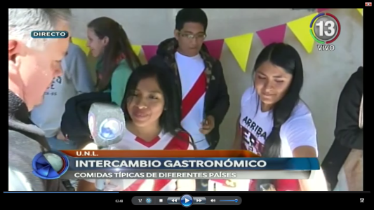 INTERCAMBIO GASTRONÓMICO EN LA UNL