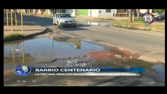 MAPA DE BACHES EN Bº CENTENARIO
