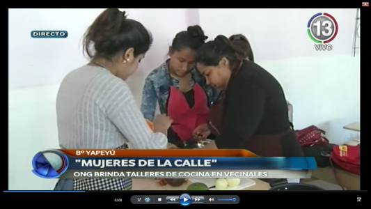 TALLERES DE COCINA EN Bº YAPEYÚ