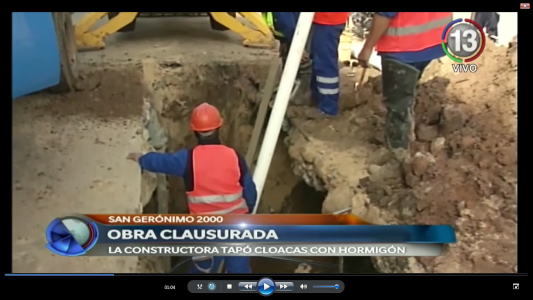 OBRA CLAUSURADA