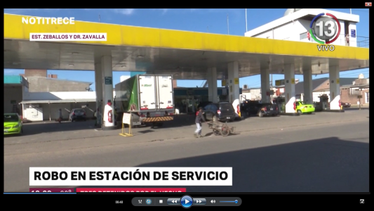 ROBO A LA ESTACIÓN DE SERVICIO