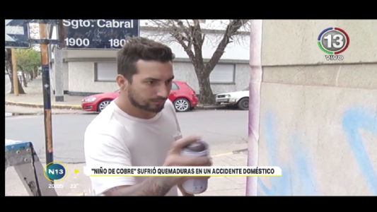 ACCIDENTE DOMÉSTICO DE "NIÑO DE COBRE"