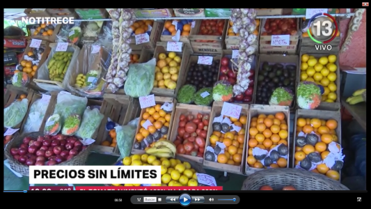 TOMATE Y PAPA, UN LUJO