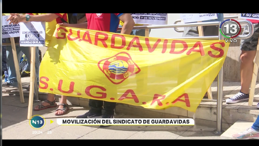 MOVILIZACIÓN Y RECLAMO DE GUARDAVIDAS