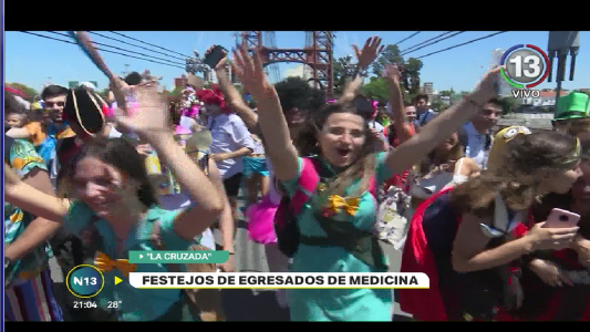 FESTEJOS DE ESTUDIANTES DE MEDICINA