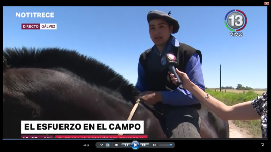 EL ESFUERZO EN EL CAMPO LUEGO DEL TEMPORAL