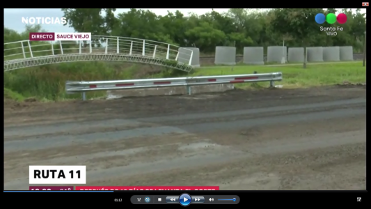 RUTA 11 HABILITADA (ALTURA SAUCE VIEJO)