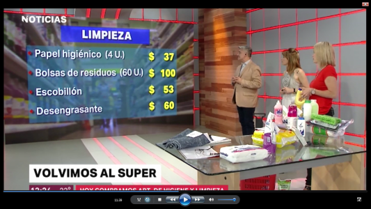 Hoy volvimos al supermercado...