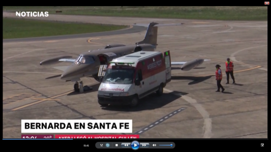 Bernarda llegó a Santa Fe