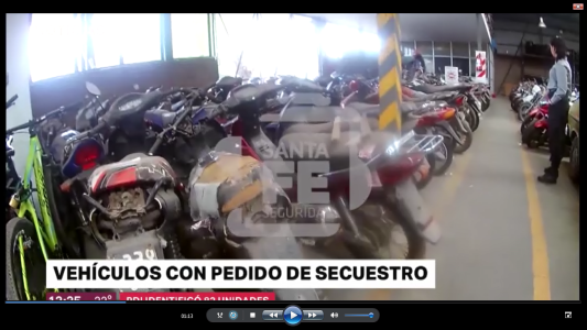 Motos con pedido de secuestro