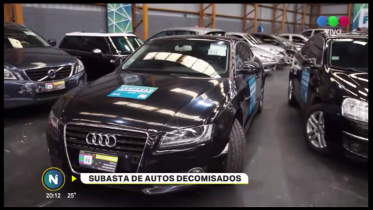 Subasta de autos decomisados