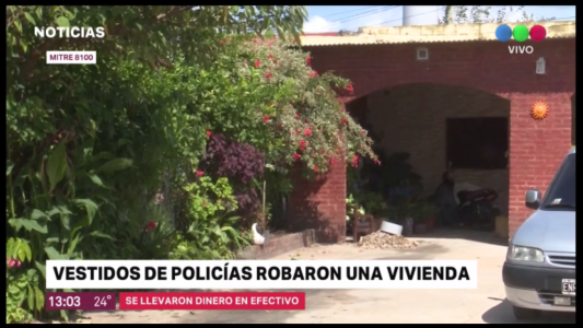 Robo en calle Mitre al 8100