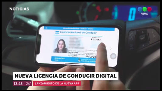 Nueva licencia digital de conducir