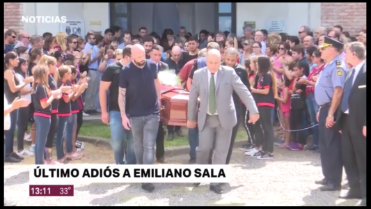 El último adiós a Emiliano Sala