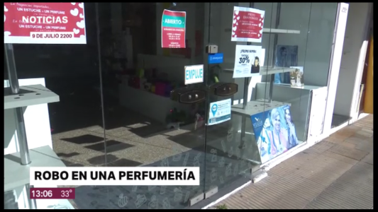 Robo en perfumería de zona céntrica