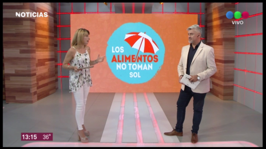 Los alimentos no toman sol