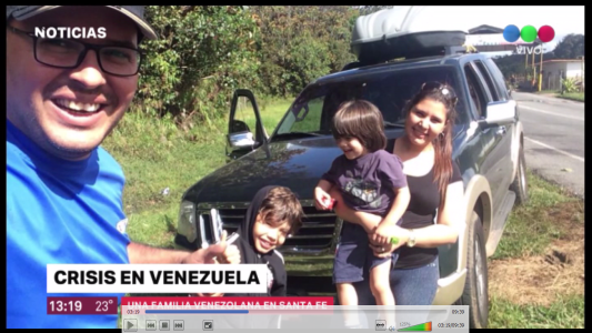 De Venezuela a Santa Fe, en camioneta