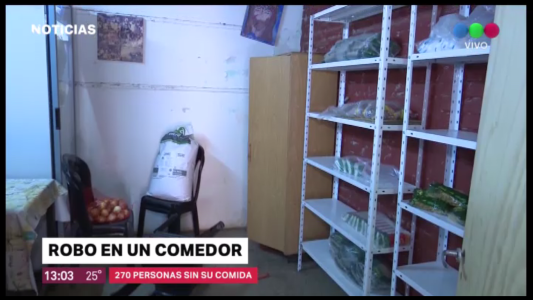 Robo en comedor de Barrio Transporte