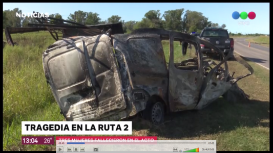 Accidente fatal en Ruta 2