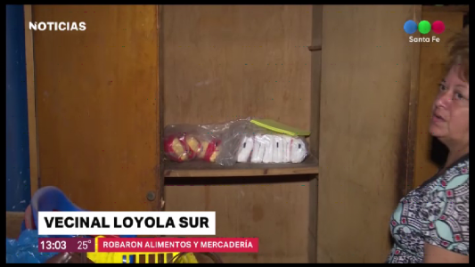 VANDALISMO Y ROBO EN LA VECINAL  LOYOLA SUR.