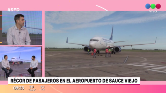 Record de Pasajeros en Aeropuerto Sauce Viejo