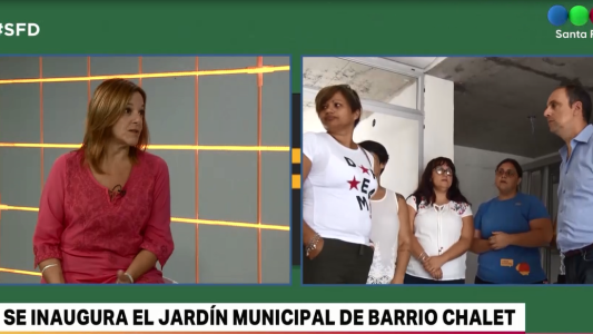 Inauguran el jardín municipal de barrio Chalet