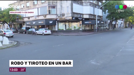 Robo y Tiroteo en un Bar de Recoleta