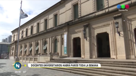 Paro de docentes universitarios