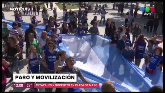 Marcha de Estatales, Docentes y Medicos