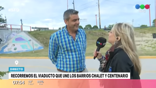 Un viaducto une los barrios Chalet y Centenario
