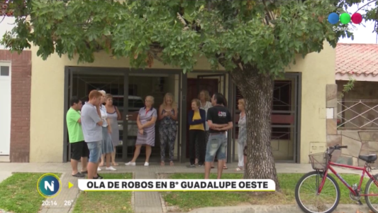 Ola de robos en B° Guadalupe Oeste