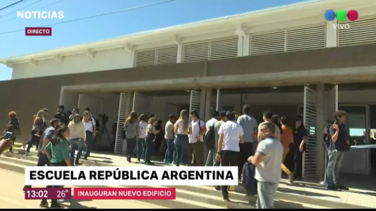 Nuevo edificio de la Escuela República Argentina