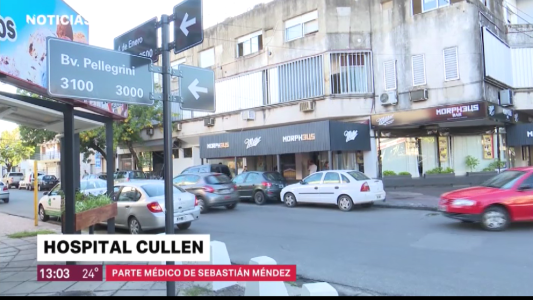 Parte médico de Sebastián Méndez
