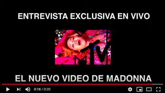 Estreno mundial del nuevo video de @Madonna con @Maluma