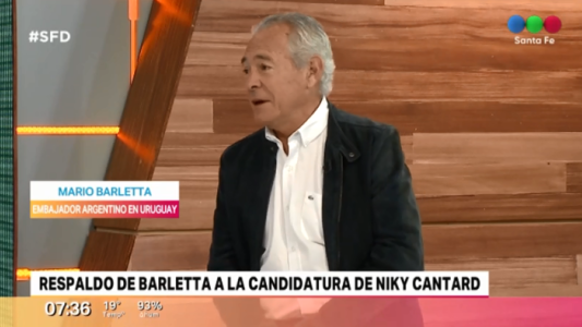 Barletta respaldó a Albor Cantard
