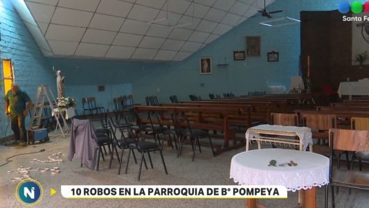 Una parroquia atravesada por los robos