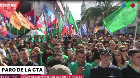 Con alto acatamiento se cumple el paro de la CTA