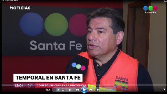 Temporal en Santa Fe: Con el correr de las horas se normaliza la situación